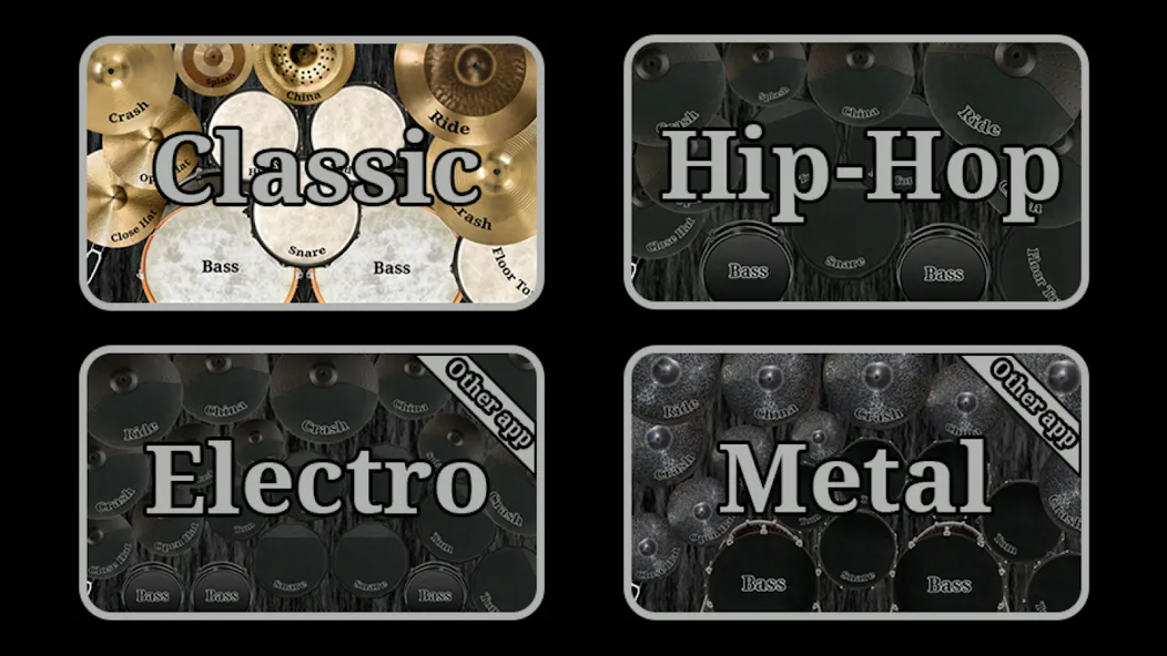 Drum kit (Drums] free [MOD: реалистичные барабаны без рекламы] Screenshot 5