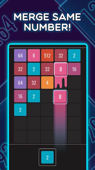 Join Blocks 2048 Number Puzzle [MOD: без рекламы и бесконечные подсказки] Screenshot 3