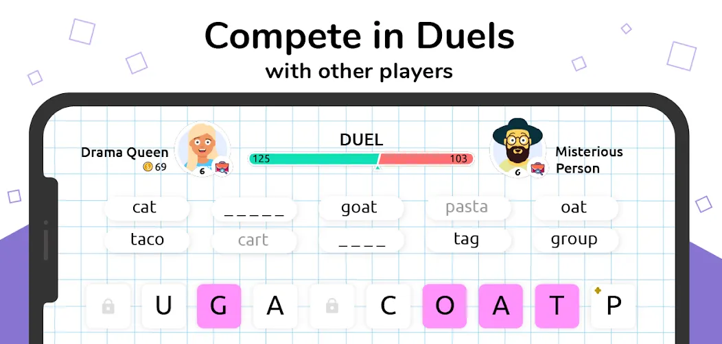 Words in Word [MOD: подсказки доступны без ограничений] Screenshot 3