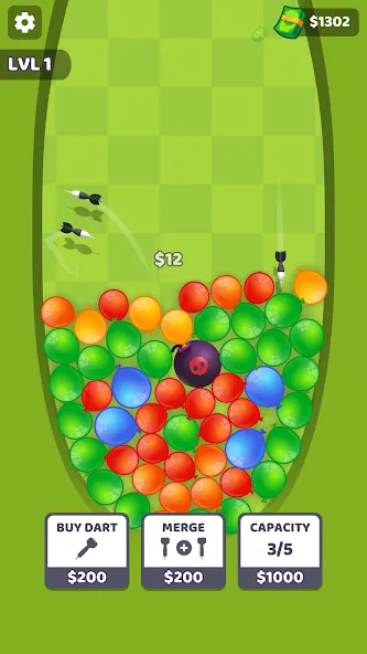 Merge Cutter [MOD: без рекламы и много денег] Screenshot 2