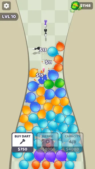 Merge Cutter [MOD: без рекламы и много денег] Screenshot 5