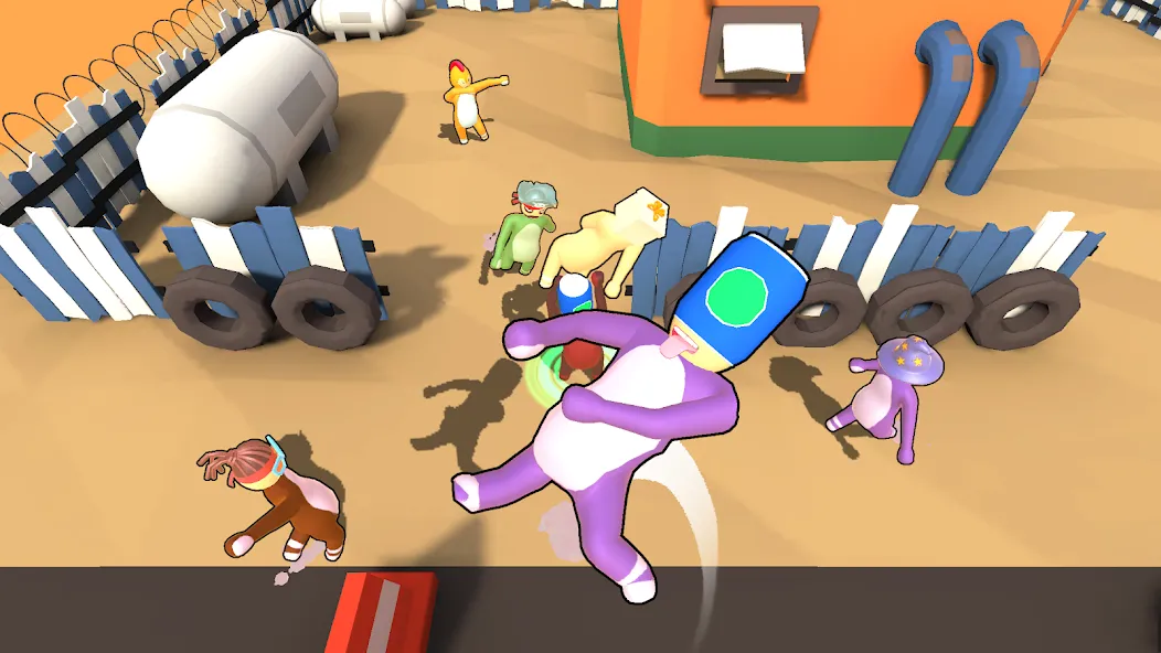 Noodleman Party: Fight Games [MOD: разблокированы все бойцы и режимы] Screenshot 1