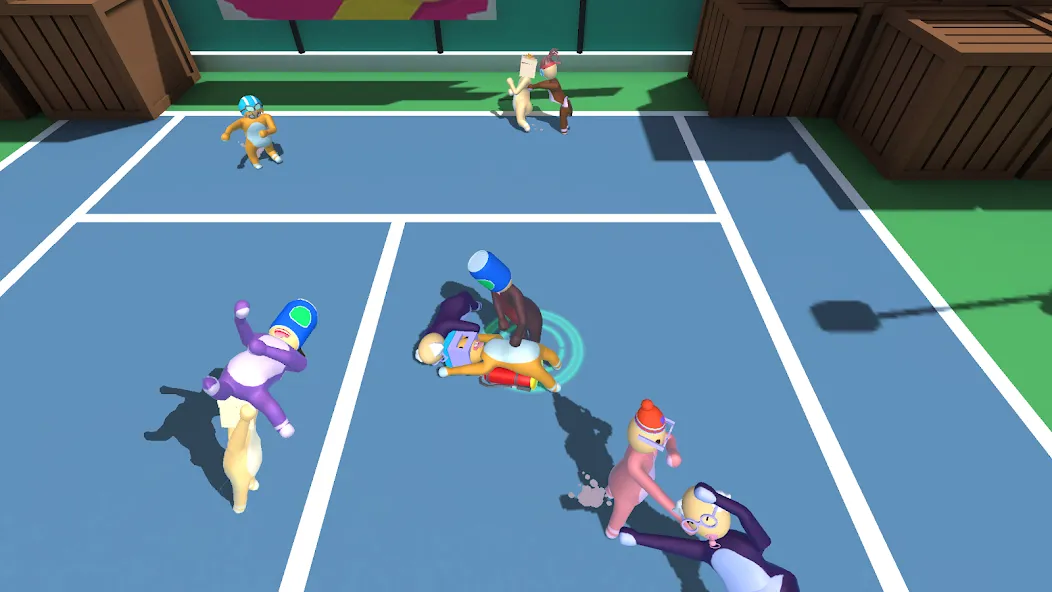 Noodleman Party: Fight Games [MOD: разблокированы все бойцы и режимы] Screenshot 2