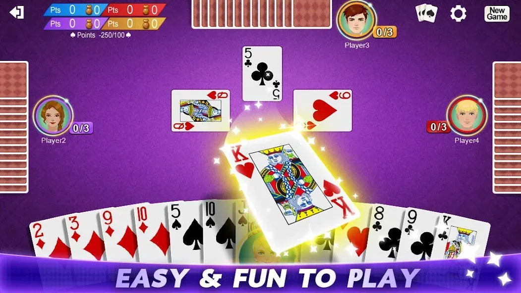 Spades [MOD: безлимитные монеты и подсказки] Screenshot 2
