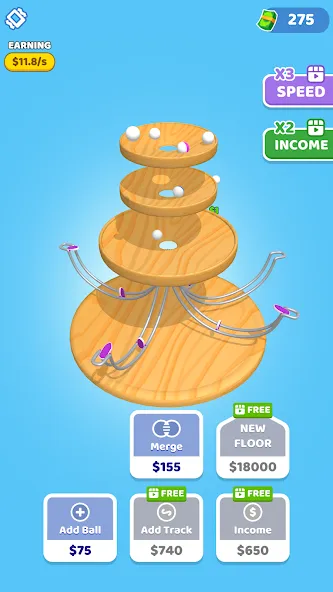 Spinning Balls [MOD: без рекламы и бесконечные жизни] Screenshot 5