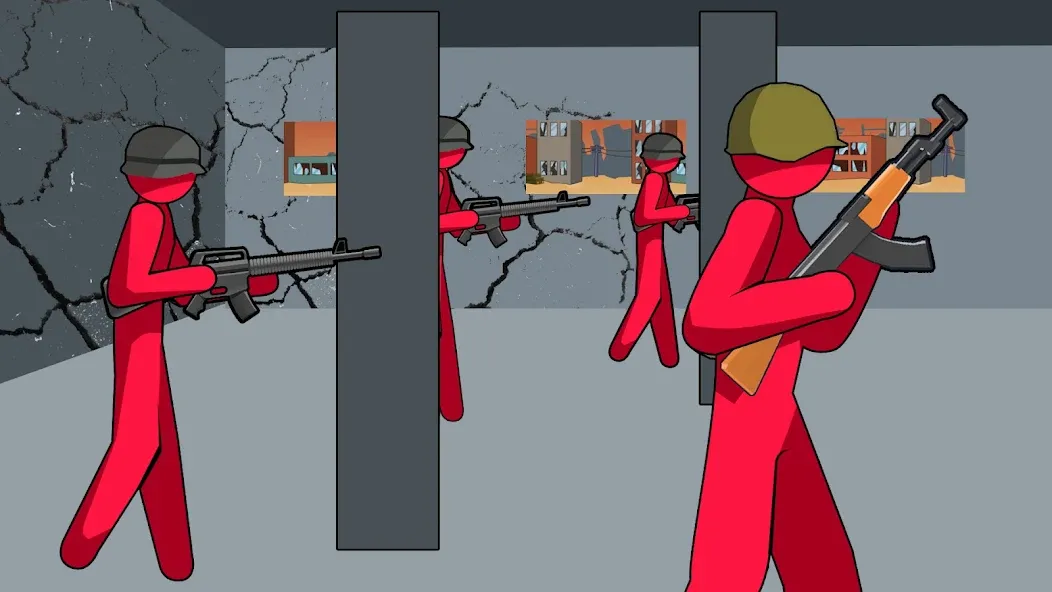 Stickman History Battle [MOD: безлимитные ресурсы и мощная армия] Screenshot 3