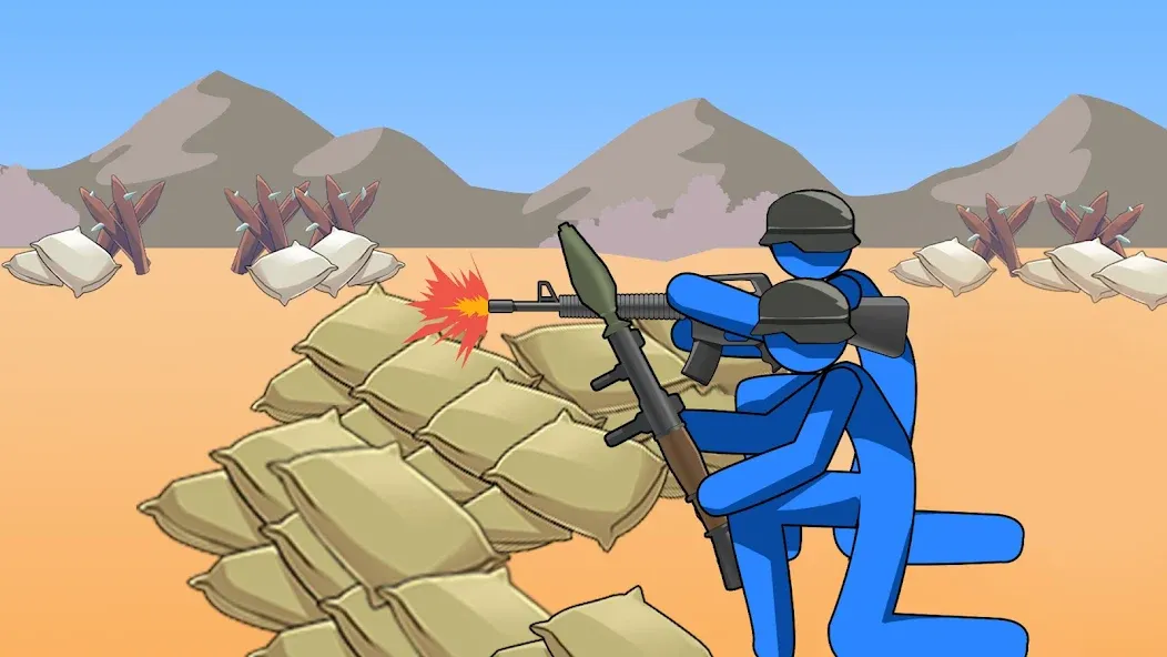 Stickman History Battle [MOD: безлимитные ресурсы и мощная армия] Screenshot 4
