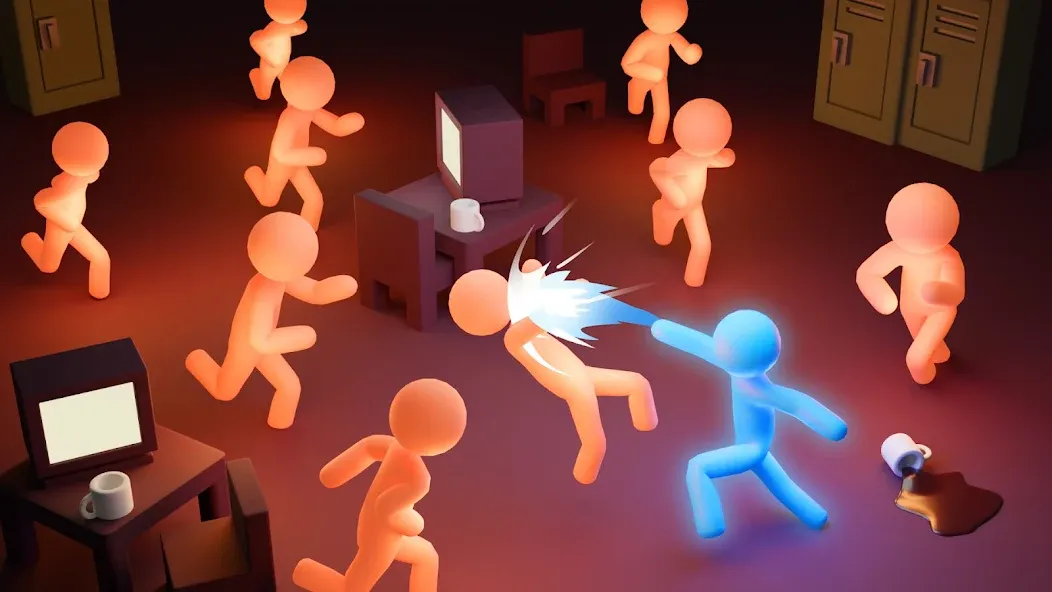 Stick Fighter: Battle Stickman [MOD: безлимитные деньги и усиленный урон] Screenshot 4