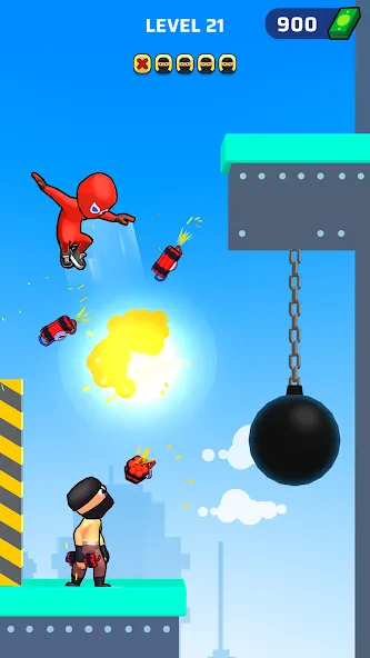 Web Master: Stickman Superhero [MOD: безлимитные деньги и усиленный герой] Screenshot 4