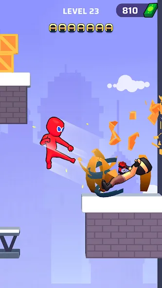 Web Master: Stickman Superhero [MOD: безлимитные деньги и усиленный герой] Screenshot 5