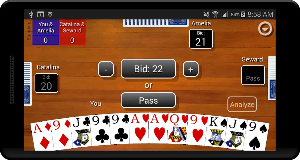 Pinochle Classic [MOD: классическая карточная игра без рекламы] Screenshot 2