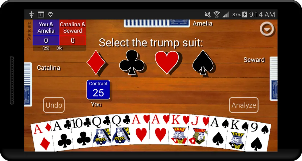 Pinochle Classic [MOD: классическая карточная игра без рекламы] Screenshot 4