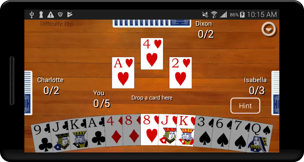 Spades Card Classic [MOD: без рекламы и бесконечные подсказки] Screenshot 3