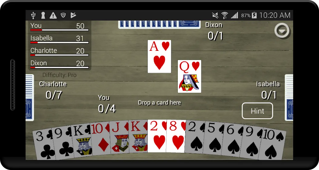 Spades Card Classic [MOD: без рекламы и бесконечные подсказки] Screenshot 4