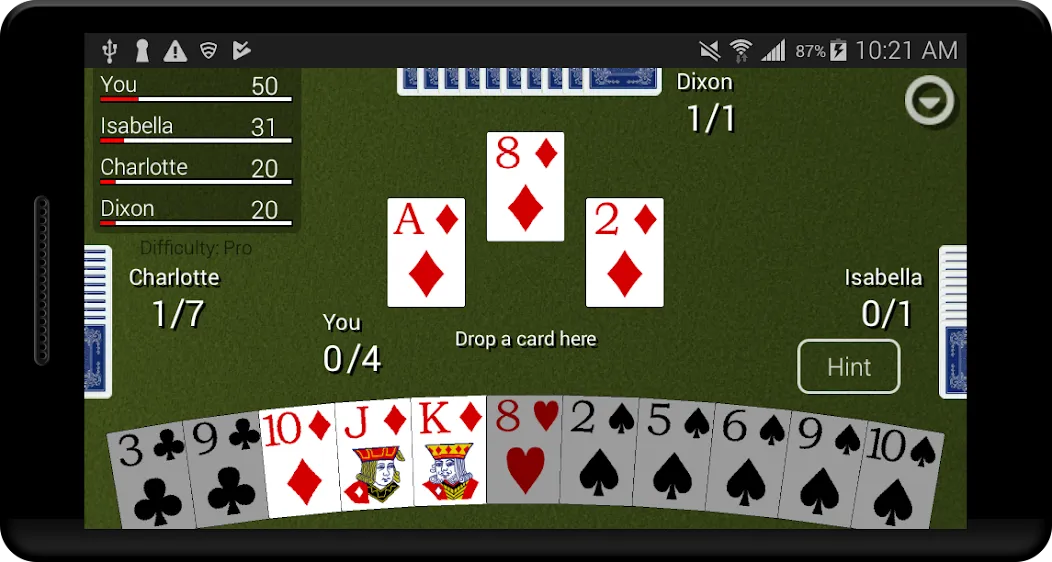 Spades Card Classic [MOD: без рекламы и бесконечные подсказки] Screenshot 5