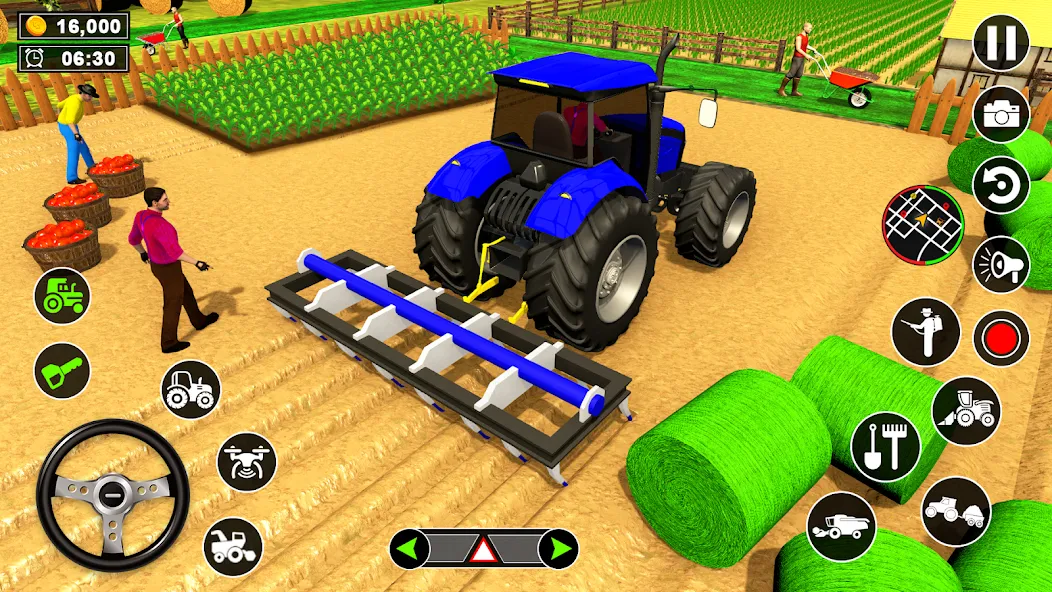 Real Tractor Driving Simulator [MOD: реалистичное управление трактором без рекламы] Screenshot 2