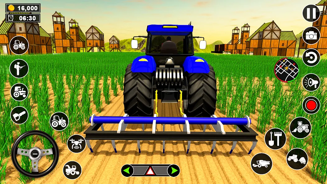 Real Tractor Driving Simulator [MOD: реалистичное управление трактором без рекламы] Screenshot 3