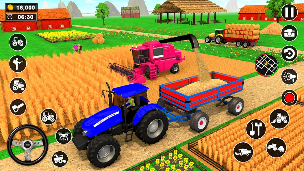Real Tractor Driving Simulator [MOD: реалистичное управление трактором без рекламы] Screenshot 5
