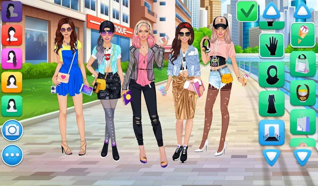 College Girls Team Makeover [MOD: безлимитные монеты и открыты все наряды] Screenshot 5