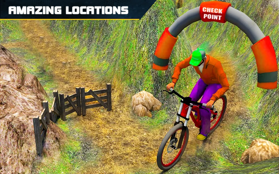 BMX Boy Bike Stunt Rider Game [MOD: безлимитные монеты и все трюки] Screenshot 4