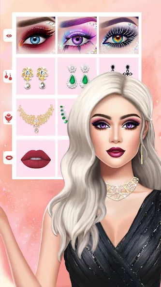 DIY Makeup: Beauty Makeup Game [MOD: все макияжи и аксессуары открыты] Screenshot 2