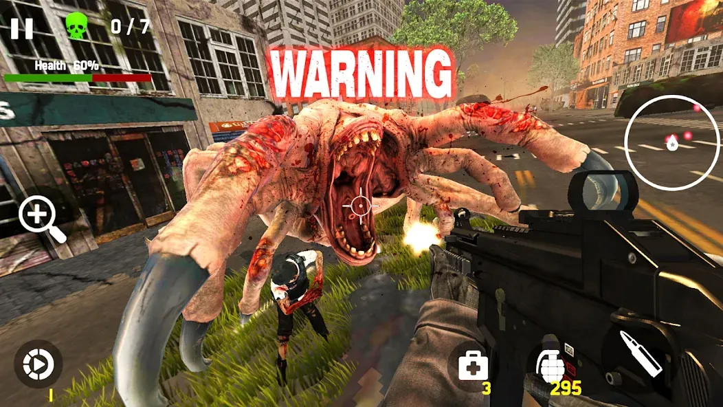 Zombie Hunter - Shooting Game [MOD: безлимитные патроны и улучшения] Screenshot 4