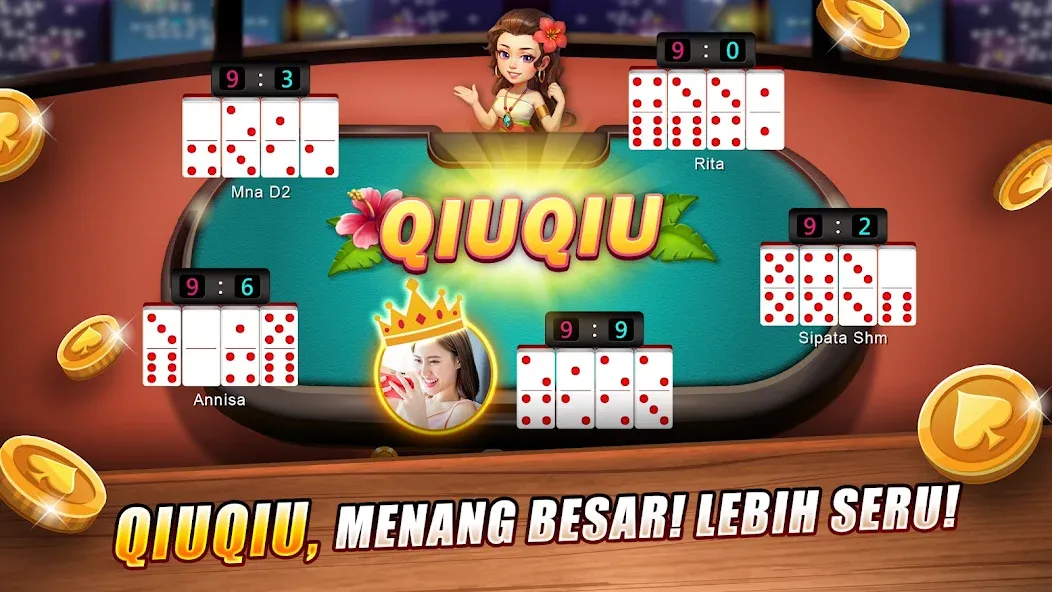 LUXY Domino Gaple QiuQiu Poker [MOD: безлимитные монеты и все режимы] Screenshot 2