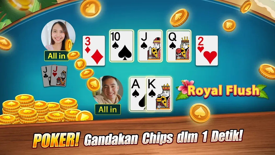 LUXY Domino Gaple QiuQiu Poker [MOD: безлимитные монеты и все режимы] Screenshot 3