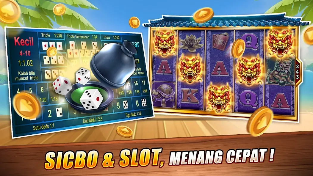 LUXY Domino Gaple QiuQiu Poker [MOD: безлимитные монеты и все режимы] Screenshot 5
