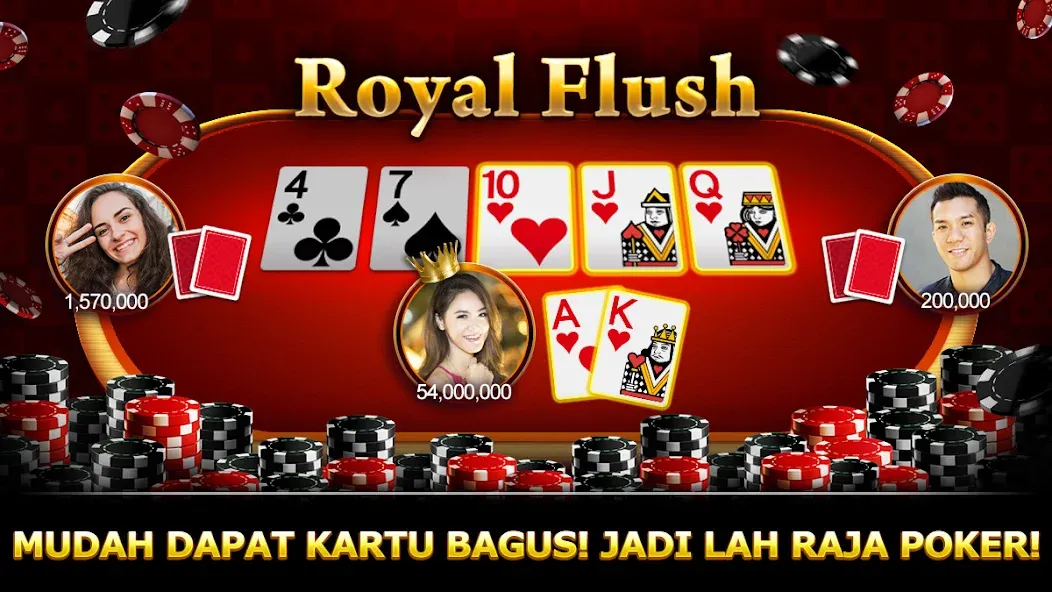 Luxy Poker-Online Texas Poker [MOD: безлимитные фишки и алмазы] Screenshot 1