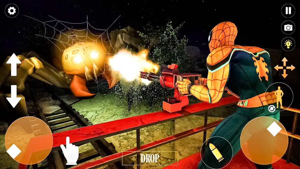 Horror Spider : Scary Train [MOD: безлимитные монеты и открыты все уровни] Screenshot 2