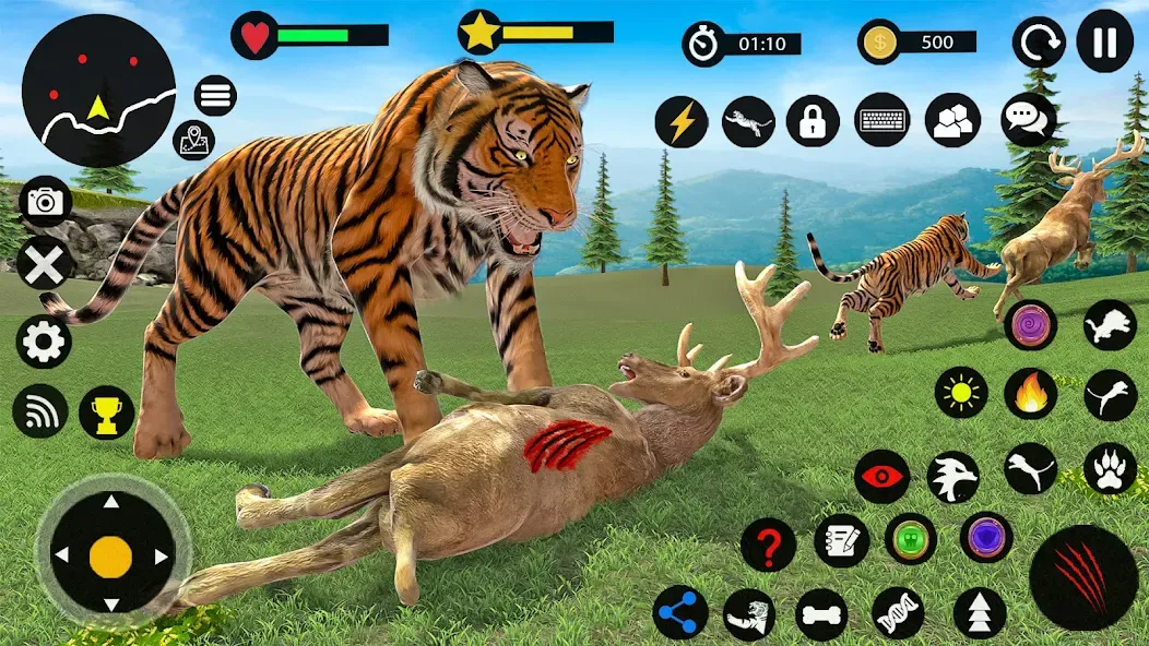 Tiger Games: Tiger Sim Offline [MOD: безлимитные деньги и энергия] Screenshot 1