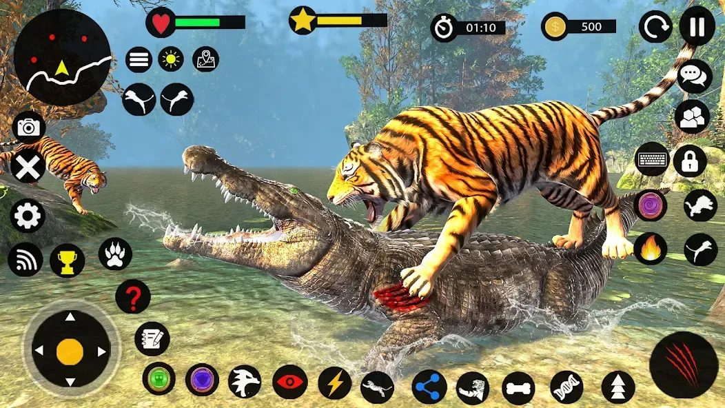 Tiger Games: Tiger Sim Offline [MOD: безлимитные деньги и энергия] Screenshot 3