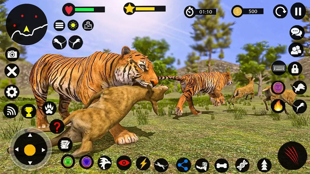 Tiger Games: Tiger Sim Offline [MOD: безлимитные деньги и энергия] Screenshot 4