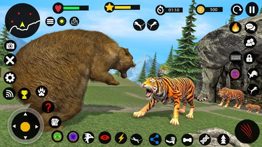 Tiger Games: Tiger Sim Offline [MOD: безлимитные деньги и энергия] Screenshot 5