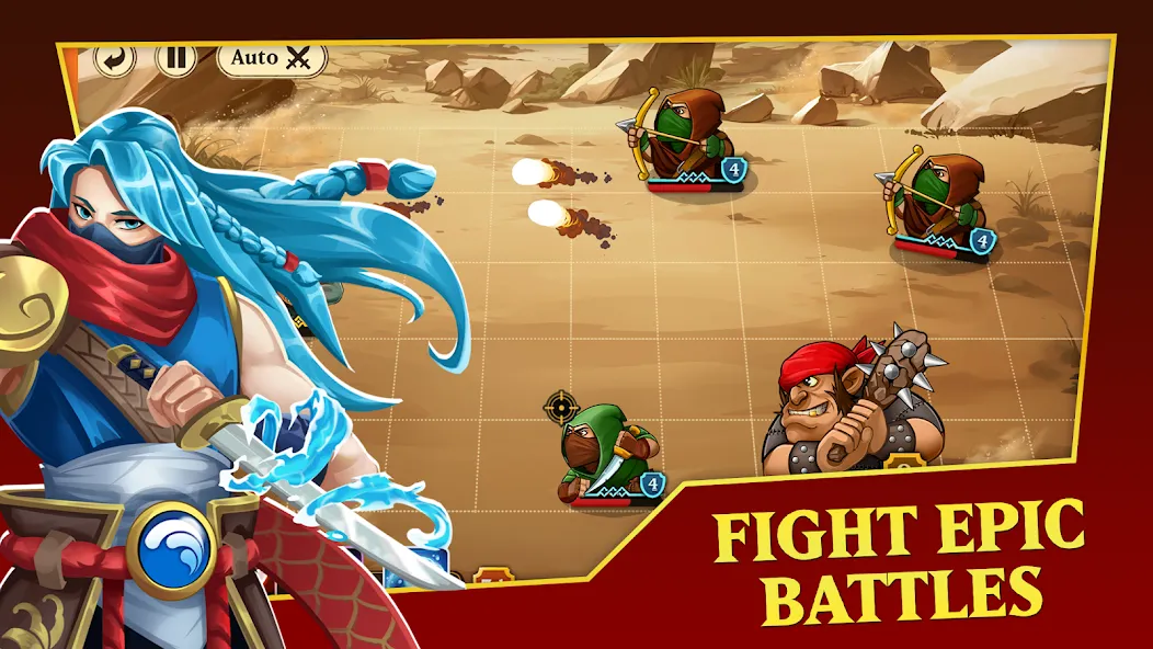 Hero Legacy: Adventure RPG [MOD: много золота и усиленные герои] Screenshot 2