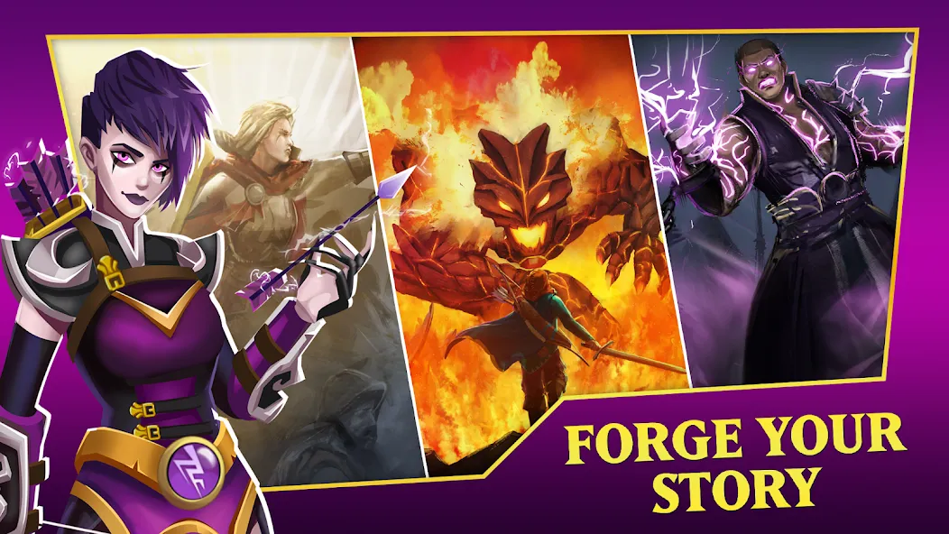 Hero Legacy: Adventure RPG [MOD: много золота и усиленные герои] Screenshot 4