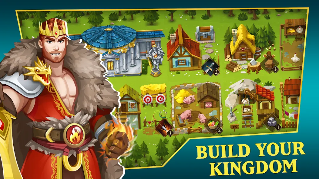 Hero Legacy: Adventure RPG [MOD: много золота и усиленные герои] Screenshot 5