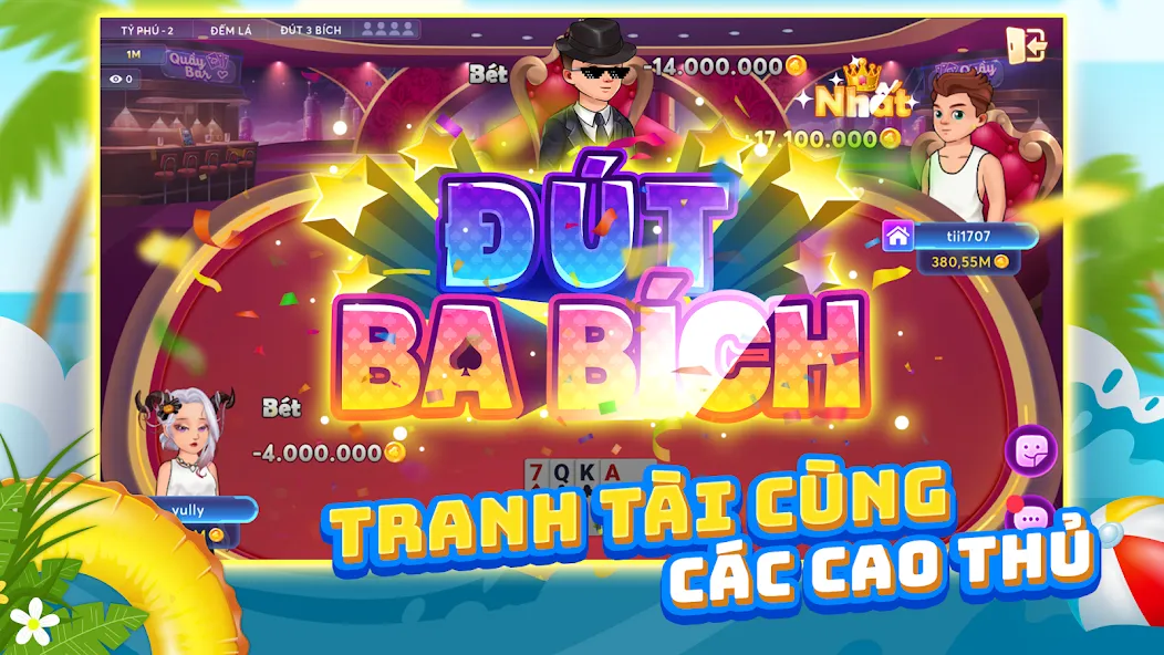 Tiến lên chặt heo Cybernetic [MOD: безлимитные монеты и карты] Screenshot 2