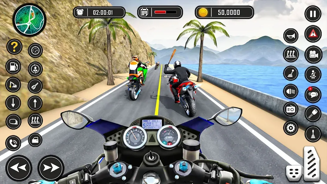 Bike Racing Games - Bike Game [MOD: безлимитные деньги и топливо] Screenshot 1