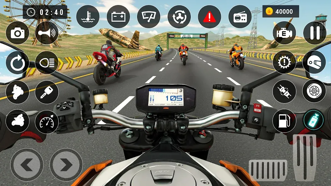 Bike Racing Games - Bike Game [MOD: безлимитные деньги и топливо] Screenshot 2