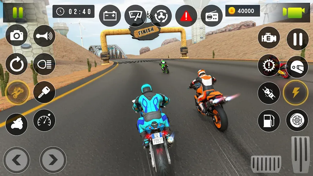 Bike Racing Games - Bike Game [MOD: безлимитные деньги и топливо] Screenshot 5