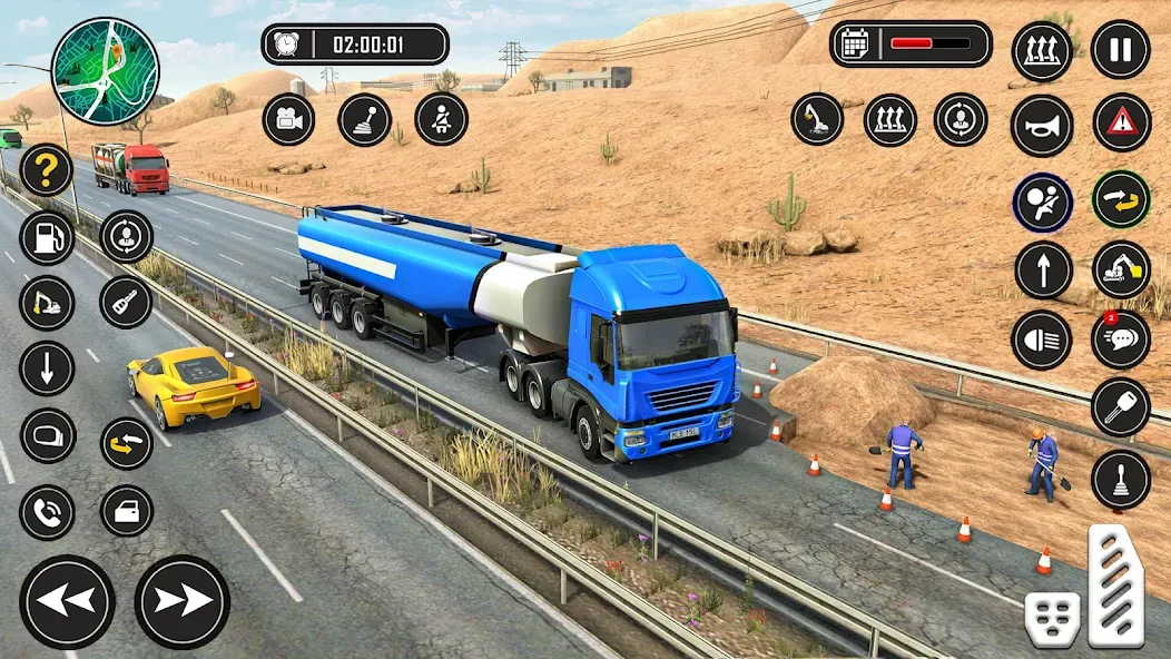 Truck Simulator - Truck Games [MOD: безлимитные деньги и топливо] Screenshot 5