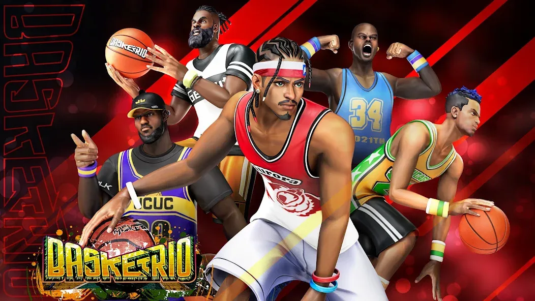 Basketrio - Allstar Streetball [MOD: безлимитные деньги и все игроки открыты] Screenshot 1