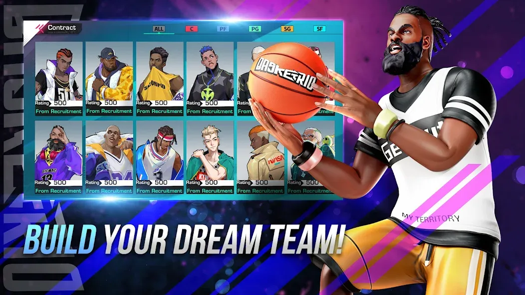 Basketrio - Allstar Streetball [MOD: безлимитные деньги и все игроки открыты] Screenshot 3