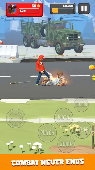City Fighter: Vertical Limit [MOD: безлимитные деньги и алмазы] Screenshot 1