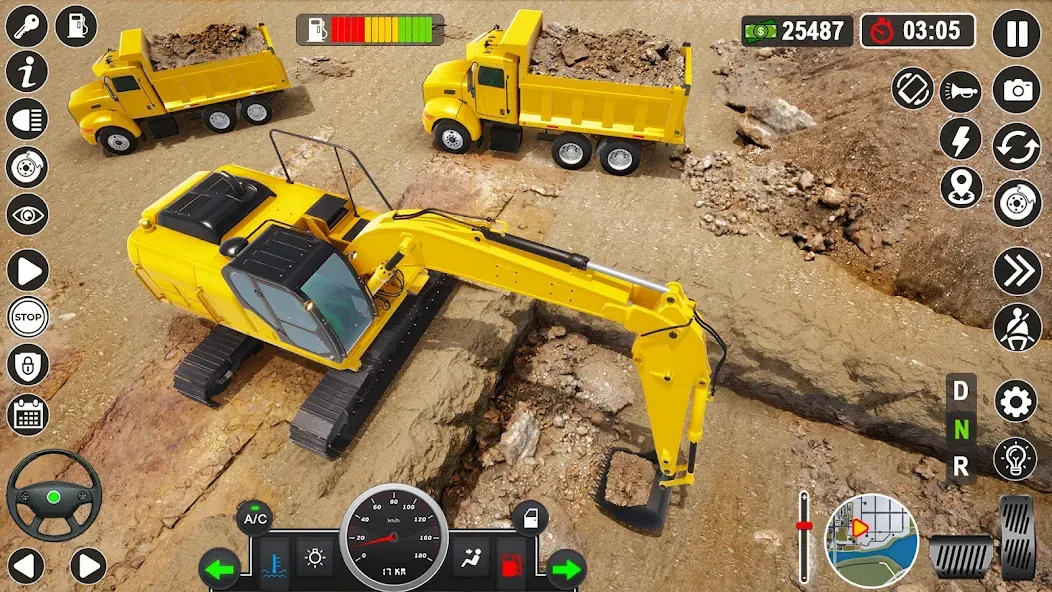 Construction Games Simulator [MOD: безлимитные деньги и техника] Screenshot 1