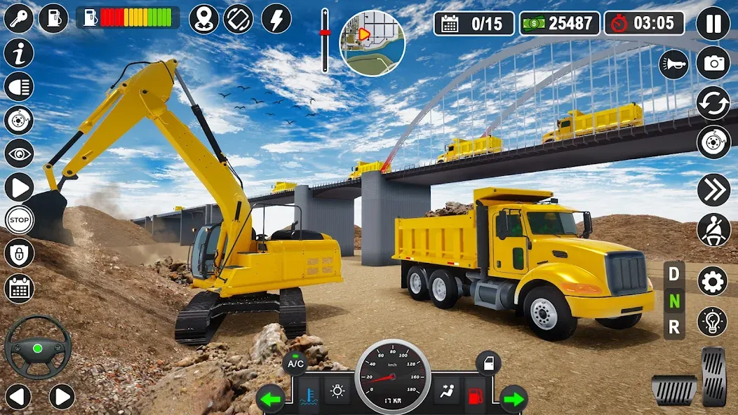 Construction Games Simulator [MOD: безлимитные деньги и техника] Screenshot 4