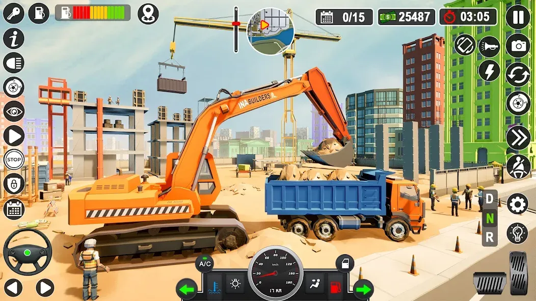 Construction Games Simulator [MOD: безлимитные деньги и техника] Screenshot 5