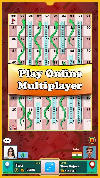 Snakes and Ladders King [MOD: безлимитные монеты и все уровни] Screenshot 1
